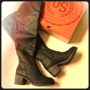 SO Over The Knee Boot - Black